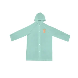 เสื้อคลุมกันฝนแบบใช้แล้วทิ้ง สีเขียว