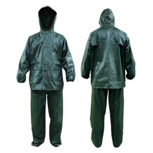 เสื้อคลุมกันลม กันฝน สำหรับผู้ชาย สีเขียวเข้ม