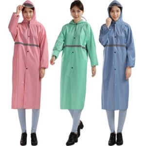 ชุดกันฝนแฟชั่น สีพาสเทล เซ็ท 3 ชิ้น คละสี