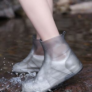 รองเท้าคลุมกันฝนใส ทรงสูง