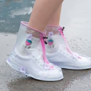 รองเท้าคลุมกันฝนใส มีซิป